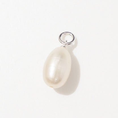 Freshwater Pearl Charm Silver