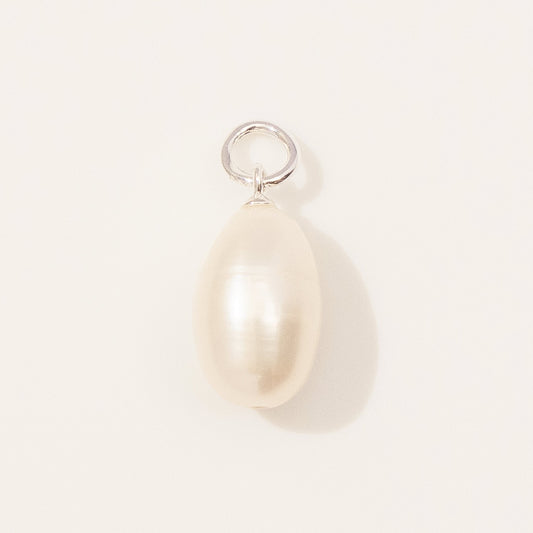 Freshwater Pearl Charm Silver