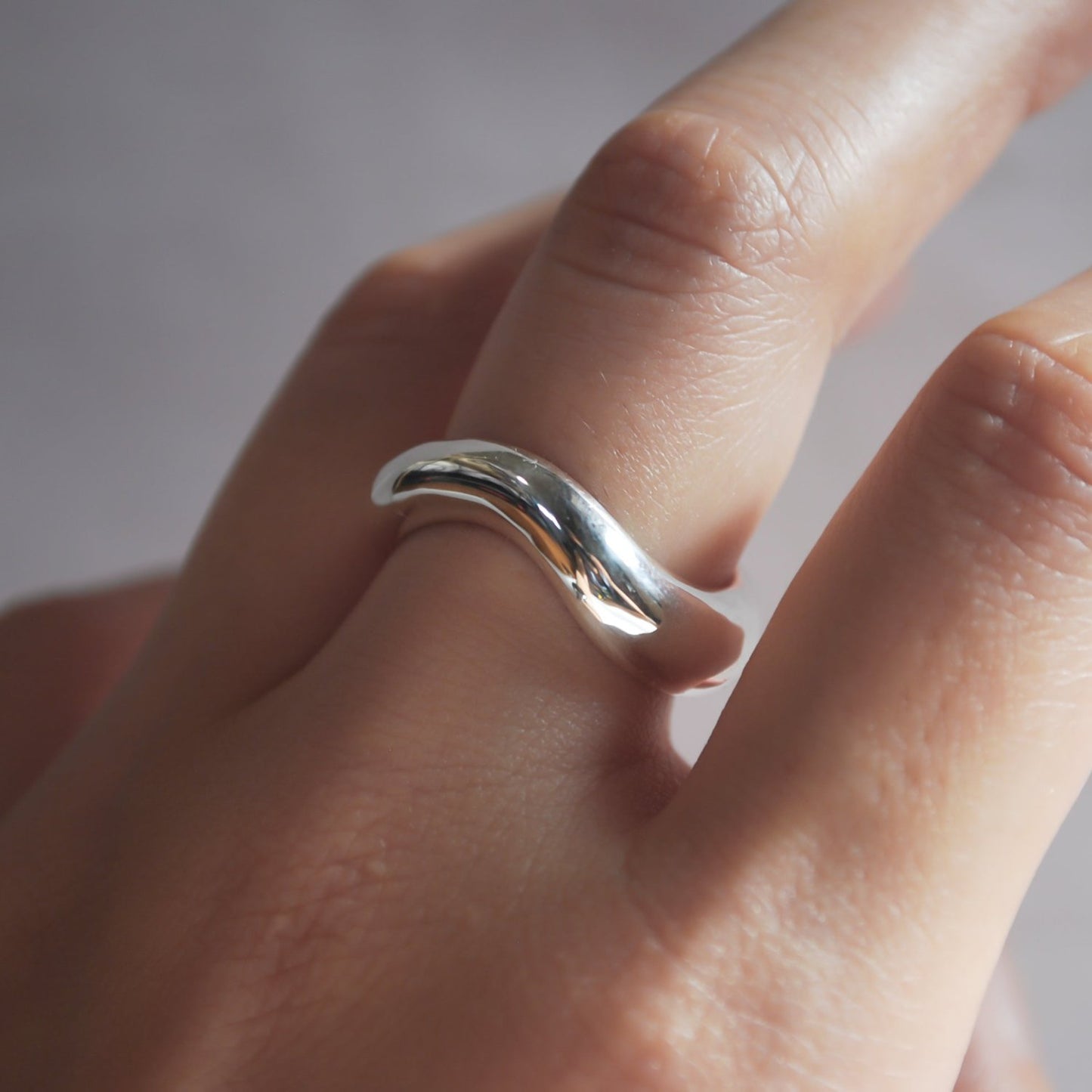 Wave Ring Silver