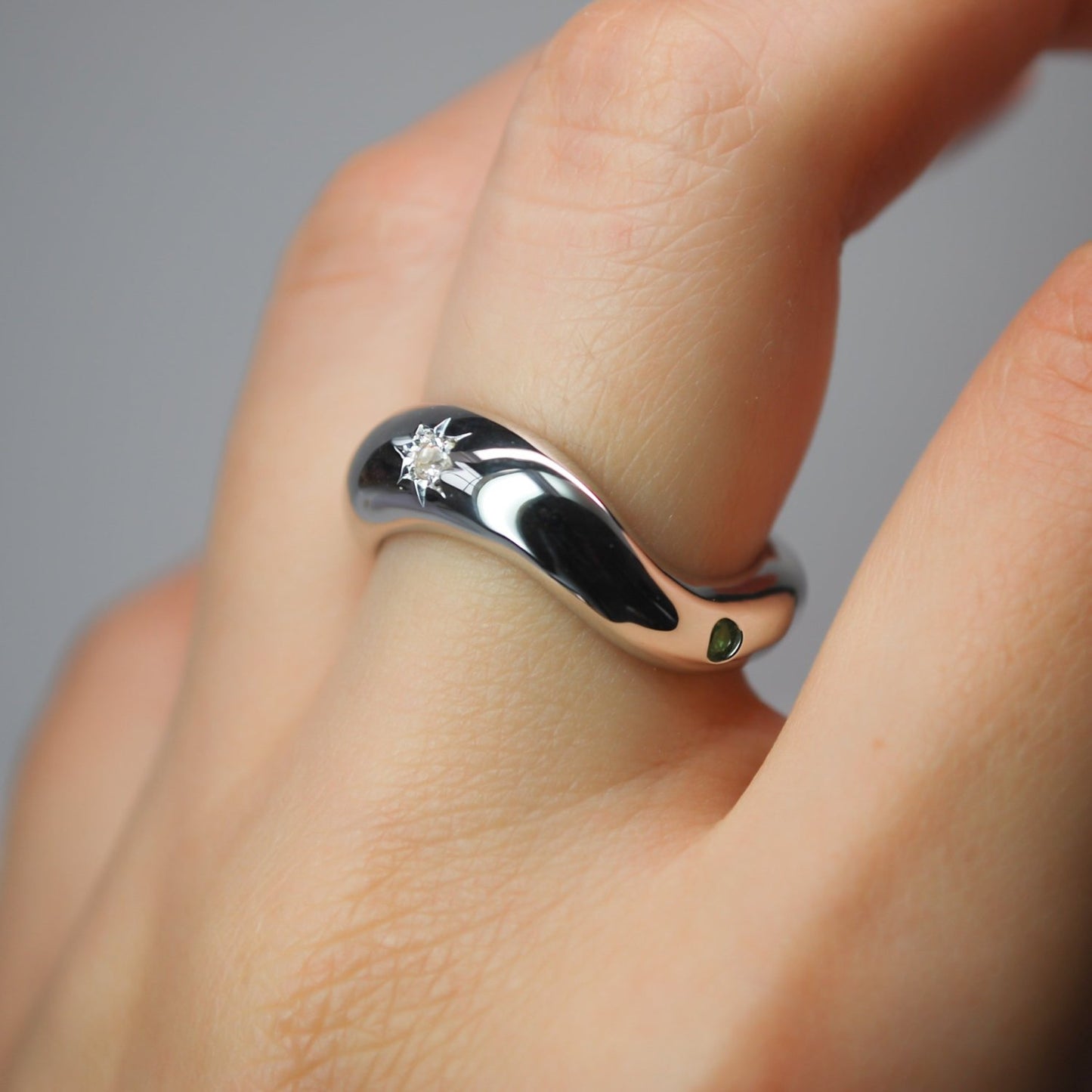 Wave Ring Silver