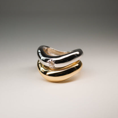 Wave Ring Silver