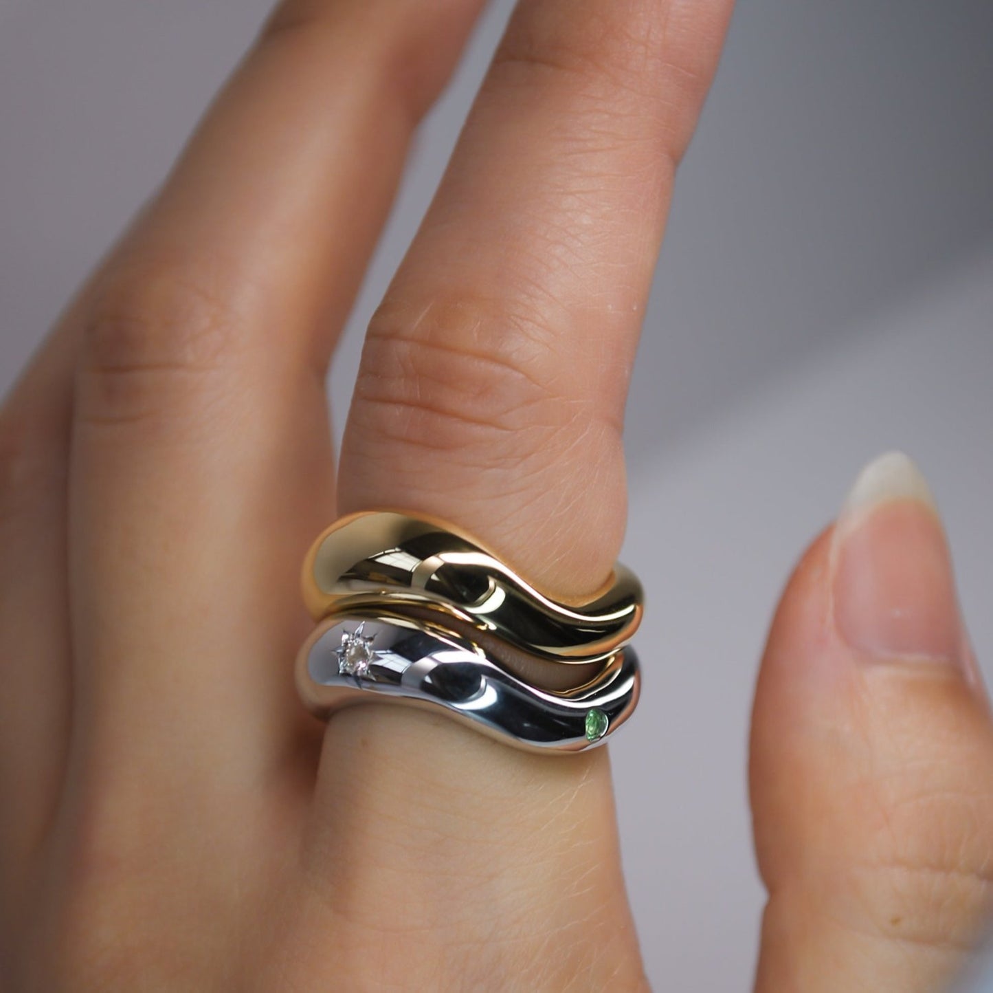 Wave Ring Silver